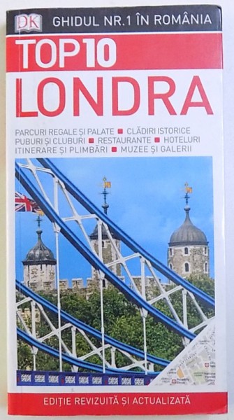 TOP 10 : LONDRA  -  GHID de ROGER WILLIAMS , 192 PAG.