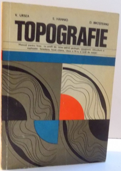 TOPOGRAFIE de V. URSEA ... D. BROSTEANU , 1978