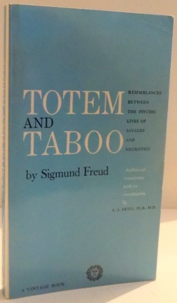 TOTEM AND TABOO by SIGMUND FREUD