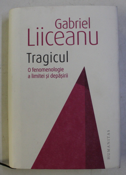 TRAGICUL - O FENOMENOLOGIE A LIMITEI SI  DEPASIRII de GABRIEL LIICEANU , 2019