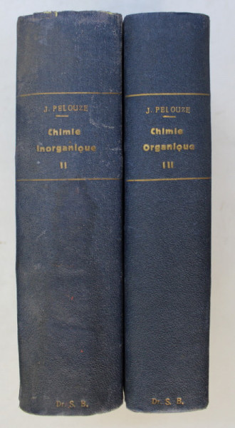 TRAITE DE CHIMIE GENERALE , ANALYTIQUE , INDUSTRIELLE ET AGRICOLE , CHIMIE INNORGANIQUE , TOMES II - III par J. PELOUZE et E. FREMY , 1861