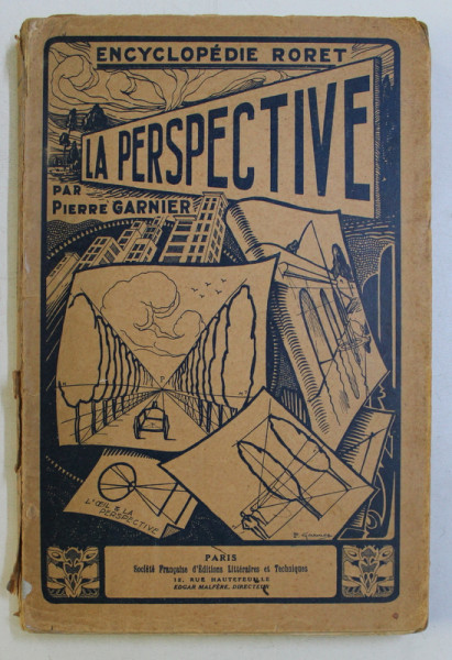 TRAITE DE  PERSPECTIVE  - APLIQUEE AU DESSIN par PIERRE GARNIER , 1934