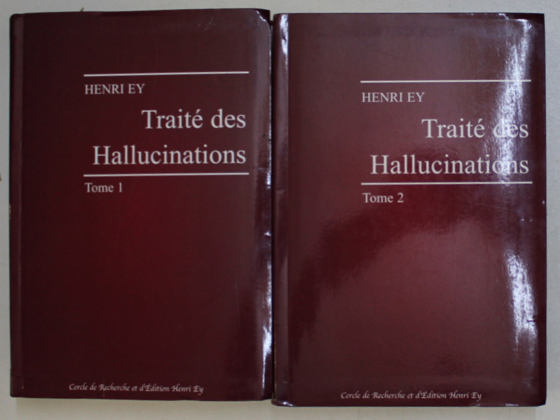 TRAITE DES HALLUCINATIONS , TOME I - II par HENRI EY , 2012 , CONTINE CD*