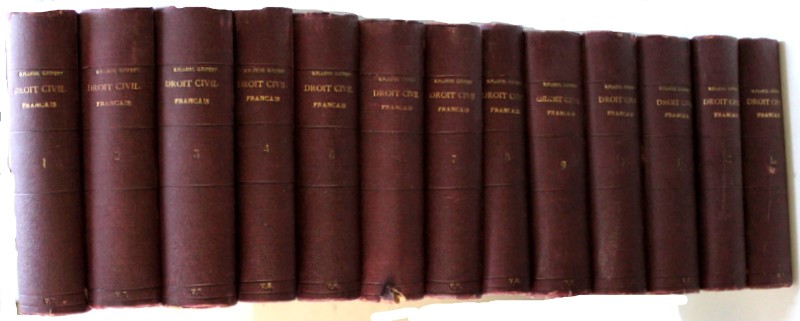 TRAITE PRATIQUE DE DROIT CIVIL FRANCAIS , TOMES I - XIII , par MARCEL PLANIOL et GEORGES RIPERT , 1925 - 1932