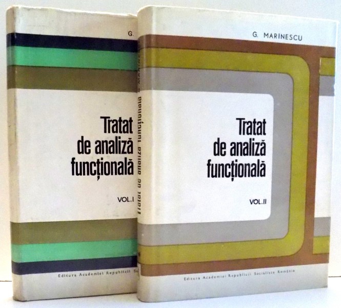 TRATAT DE ANALIZA FUNCTIONALA de G. MARINESCU , 1970