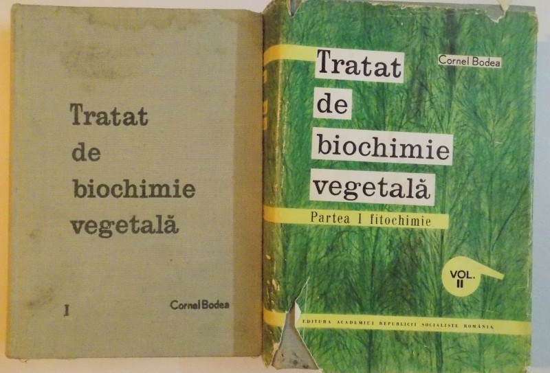 TRATAT DE BIOCHIMIE VEGETALA , VOL I - II , 1964