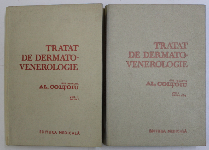 TRATAT DE DERMATOVENEROLOGIEBUCURESTI 1986 2 VOL.-DR.AL.. COLTOIU