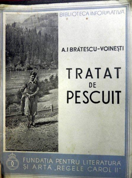 TRATAT DE PESCUIT de A.I. BRATESCU VOINESTI,1938 ,