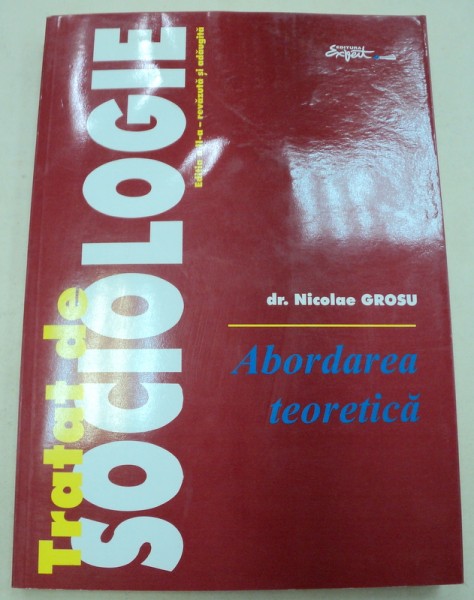 TRATAT DE SOCIOLOGIE-NICOLAE GROSU