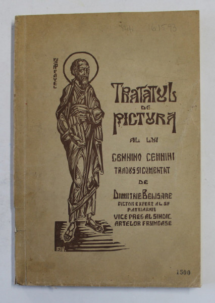 TRATATUL DE PICTURA AL LUI CENNINO CENNINI de DIMITRIE BELISARE MUSCEL, BUCURESTI