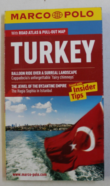TRAVEL WITH INSIDER TIPS - TURKEY WITH ROAD ATLAS & PULL OUT MAP