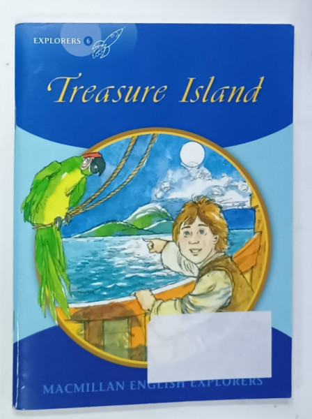 TREASURE ISLAND by ROBERT LOUIS STEVENSON , adpated  by GILL MUNTON , LEVEL 6 , APARUTA 2019 , PREZINTA  MICI INSEMNARI