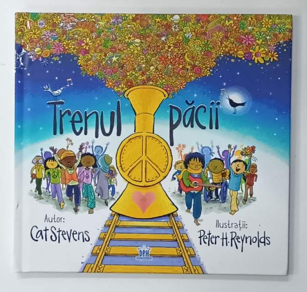 TRENUL PACII de CAT STEVENS , ilustratii de PETER H. REYNOLDS , 2023, COTOR CU DEFECT