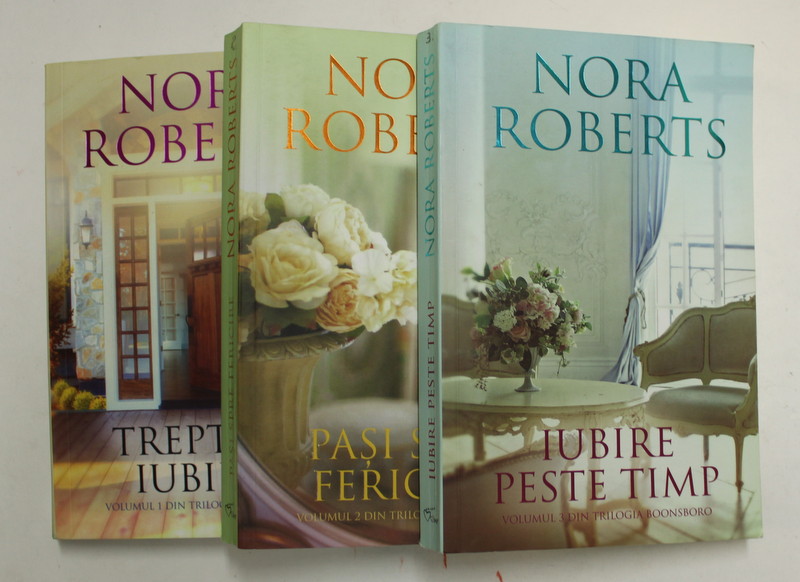 TRILOGIA  BONSBORO de NORA ROBERTS , VOLUMELE I - III , 2019