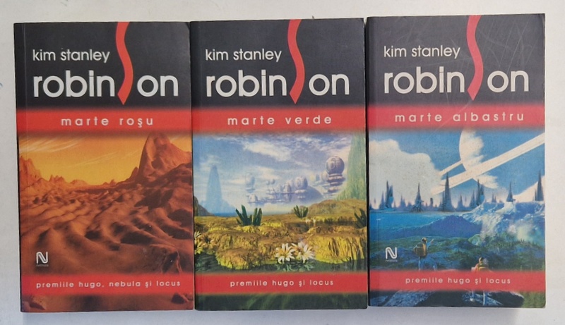 TRILOGIA MARTE ( ROSU / VERDE / ALBASTRU ) , VOLUMELE I - III , EDITIA A II - A de KIM STANLEY , 2006