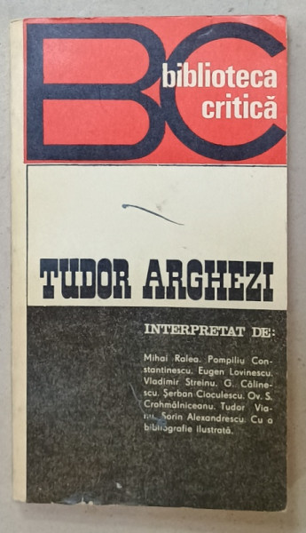 TUDOR ARGHEZI interpretat de : MIHAI RALEA ...SORIN  ALEXANDRESCU , 1971