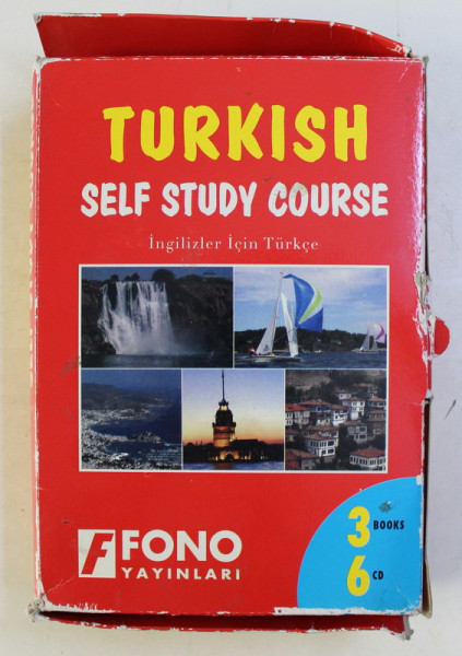 TURKISH SELF - STUDY COURSE , BOOKS I - III *EDITIE BILINGVA *CONTINE 6 CD - URI