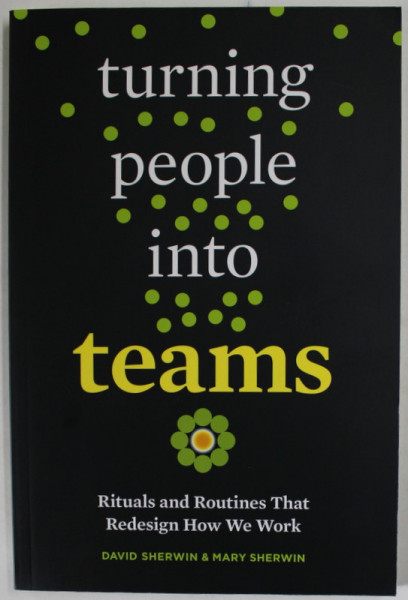 TURNING PEOPLE INTO TEAMS by DAVID SHERWIN and MARY SHERWIN , RITUALS AND ROUTINES THAT REDESIGN HOW WE WORK , 2018