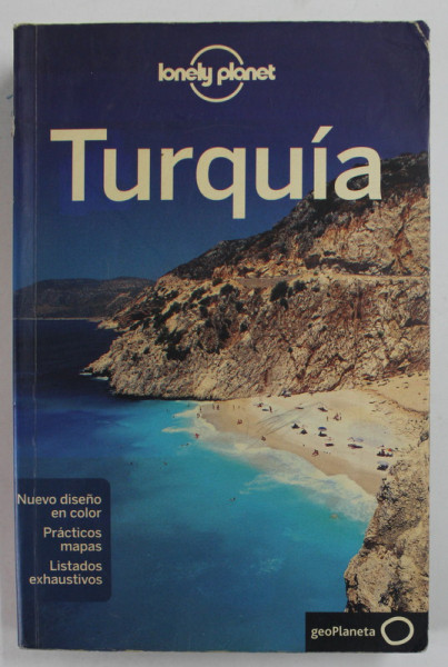 TURQUIA , GHID LONELY PLANET , TEXT IN LB. SPANIOLA , 2011, PREZINTA URME DE UZURA