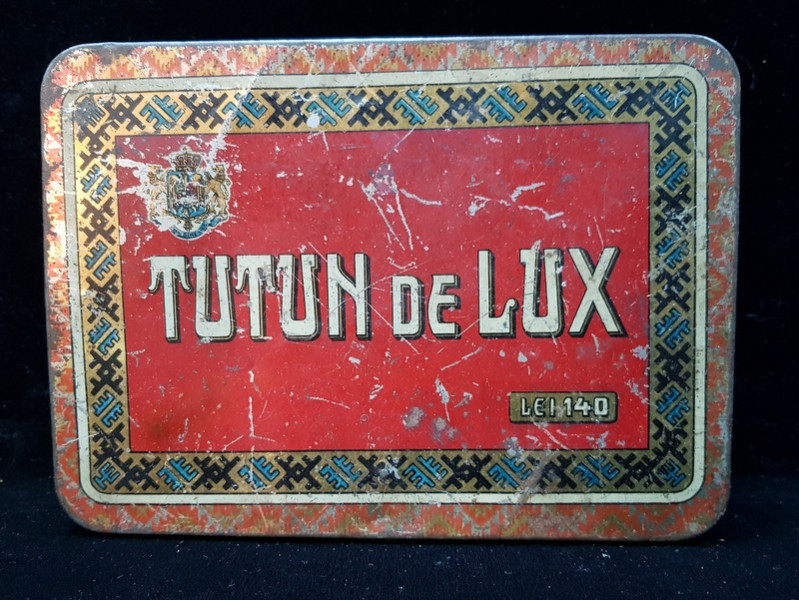 TUTUN DE LUX , CUTIE METALICA , PERIOADA INTERBELICA