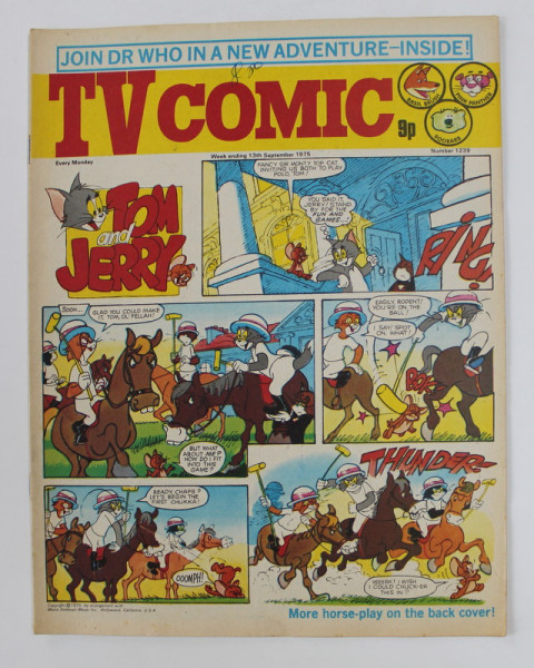 TV COMIC , REVISTA ENGLEZA PENTRU COPII , BENZI DESENATE , 13 SEPTEMBER  , 1975
