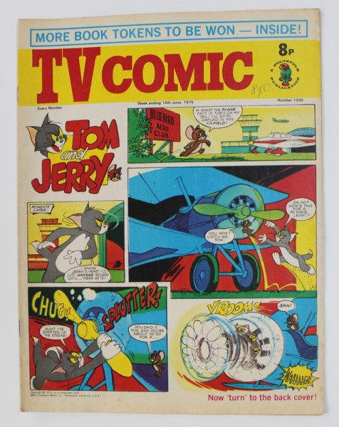 TV COMIC , REVISTA ENGLEZA PENTRU COPII , BENZI DESENATE , 14 JUNE   , 1975