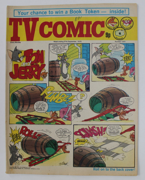 TV COMIC , REVISTA ENGLEZA PENTRU COPII , BENZI DESENATE , 27 SEPTEMBER , 1975