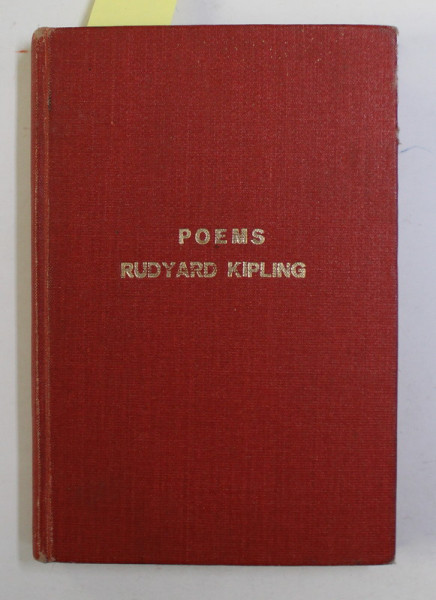 TWENTY POEMS FROM RUDYARD KIPLING / COLECTIE DE  CITATE IN LIMBA ENGLEZA ,  COLIGAT DE DOUA CARTI , 1918 - 1964