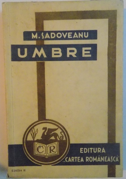 UMBRE, EDITIA A II-A, 1934