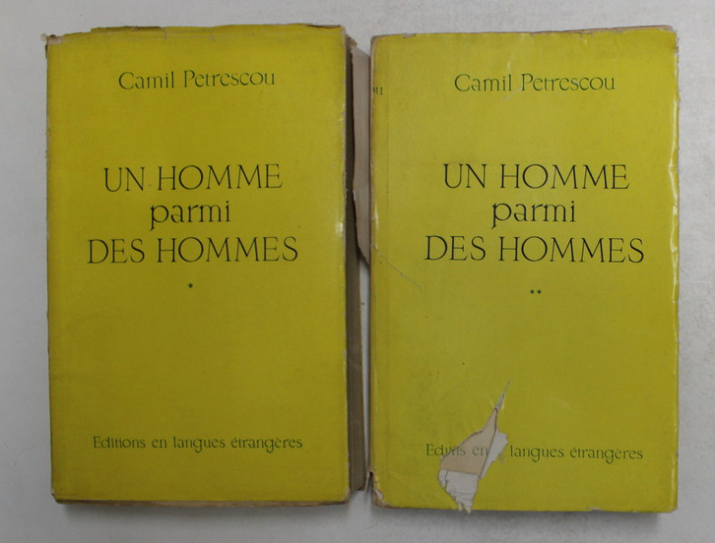 UN HOMME PARMI DES HOMMES par CAMIL PETRESCOU , 1957