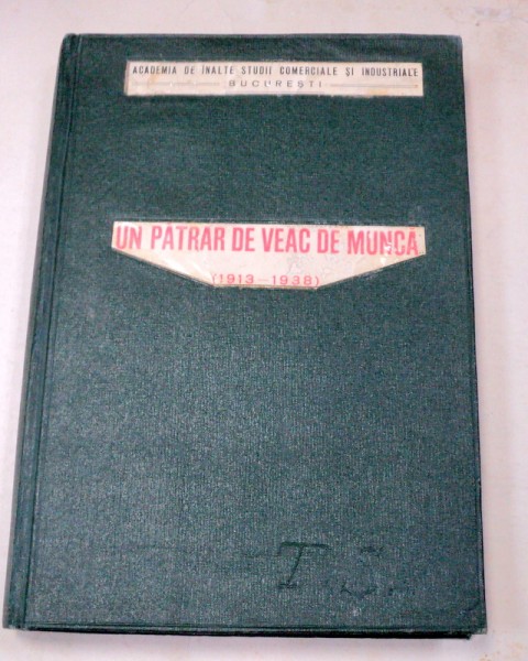 UN PATRAR DE VEAC 1913-1938