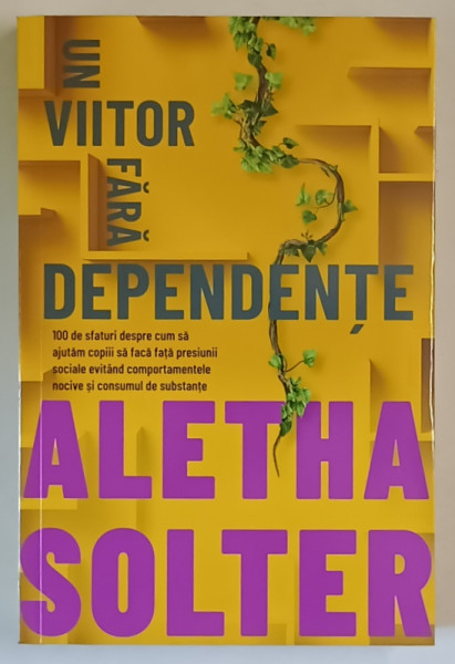 UN VIITOR FARA DEPENDENTE , 100 DE SFATURI DESPRE CUM SA AJUTAM COPIII SA FACA FATA PRESIUNII SOCIALE EVITAND COMPORTAMENTELE NOCIVE SI CONSUMUL DE SUBSTANTE de ALETHA SOLTER , 2025