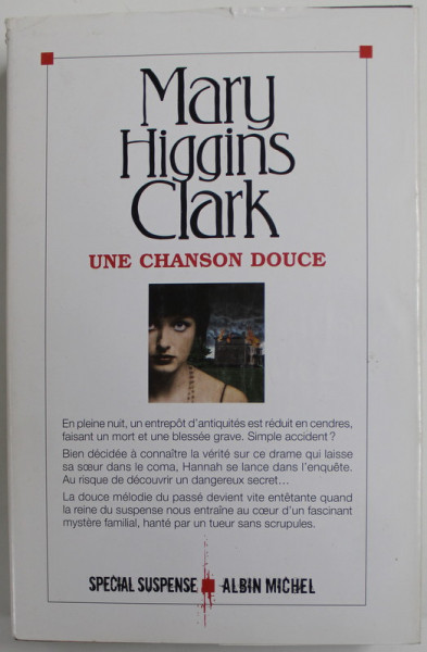 UNE CHANSON DOUCE  par MARY HIGGINS CLARK , 2013, FORMAT MARE