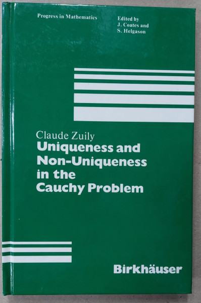 UNIQUENESS AND NON - UNIQUENESS IN THE CAUCHY PROBLEM by CLAUDE ZUILY , 1983