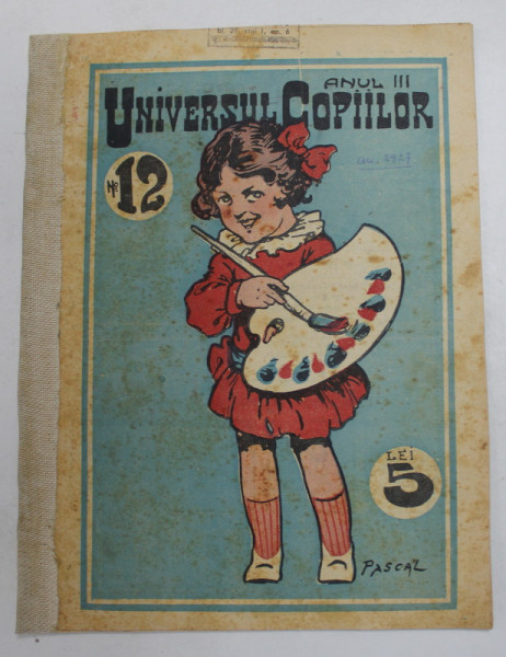 UNIVERSUL COPIILOR , ANUL III , NR. 12 , 1927