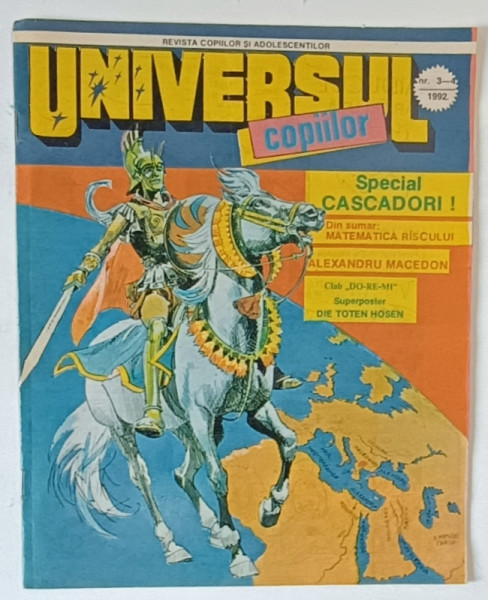 UNIVERSUL COPIILOR , REVISTA SAPTAMANALA ILUSTRATA , NR. 3-4 , 1992