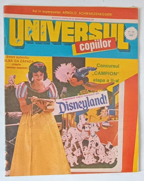 UNIVERSUL COPIILOR , REVISTA SAPTAMANALA ILUSTRATA , NR. 37-38 , 1992
