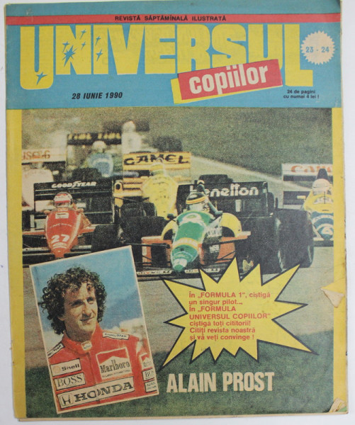 UNIVERSUL COPIILOR , REVISTA SAPTAMANALA ILUSTRATA , NR.23- 24 , 1990