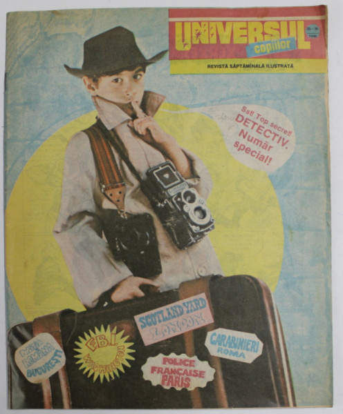 UNIVERSUL COPIILOR , REVISTA SAPTAMANALA ILUSTRATA , NR.35 - 36  , 1990