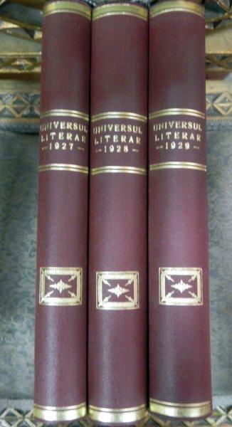 Universul literar Colecrtie pe anii 1927 1928 1929 
