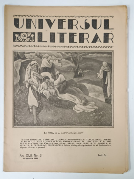 UNIVERSUL LITERAR , No. 3 , 1926