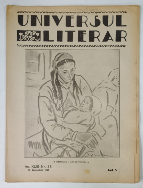 UNIVERSUL LITERAR , No. 38 , 1927