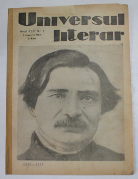 UNIVERSUL LITERAR , REVISTA , ANUL XLV , NR. 1 , 1 IANUARIE , 1929