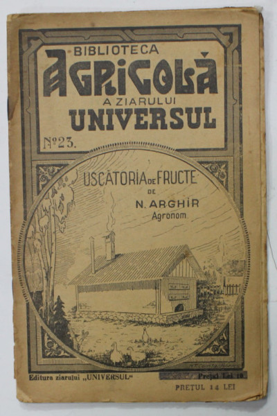 USCATORIA DE FRUCTE de N. ARGHIR , 1941