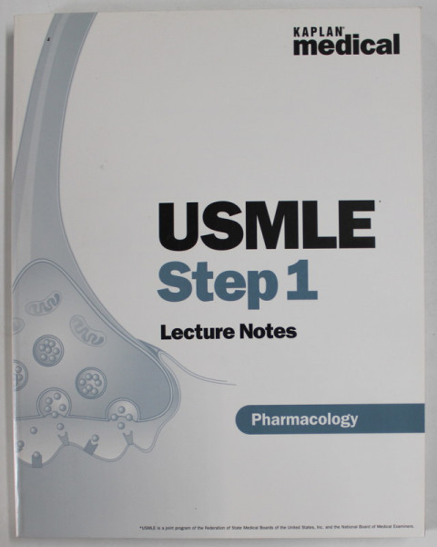 USMLE STEP 1 , LECTURE NOTES , PHARMACOLOGY  , by ANTHONY TREVOR  , 2002