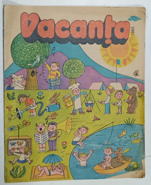 VACANTA , REVISTA PENTRU COPII IN LIMBA ROMANA , 1983