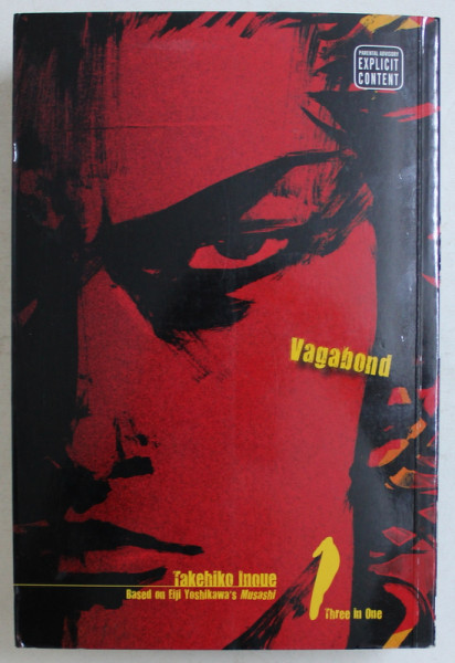 VAGABOND , VOLUME I- III  , STORY and ART by TAKEHIKO INOUE ,CONTINE BENZI DESENATE ,  2008