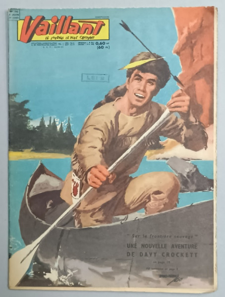 VAILLANT , LE JOURNAL LE PLUS CAPTIVANT , No. 786  , 1960, BENZI DESENATE CU TEXT IN LIMBA FRANCEZA