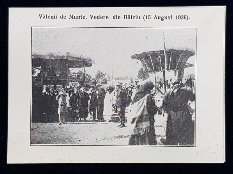 VALENII DE MUNTE  - VEDERE DIN BALCI ,  15 AUGUST 1926 , CARTE POSTALA ILUSTRATA , MONOCROMA, NECIRCULATA , PERIOADA INTERBELICA