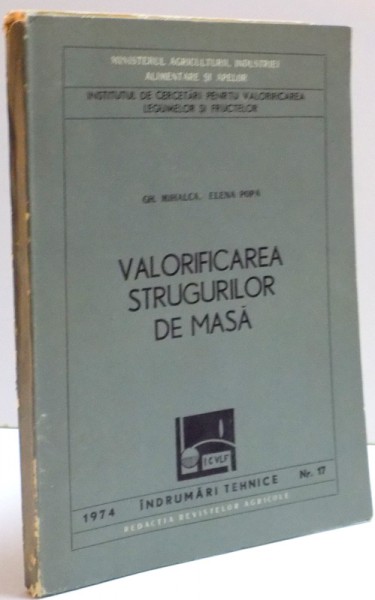 VALORIFICAREA STRUGURILOR DE MASA , 1974